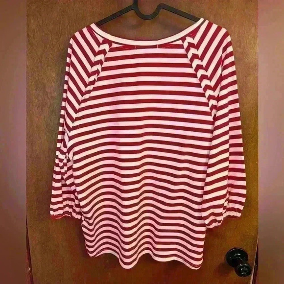 Colour Eighteen striped women’s tunic top - Picture 3 of 4